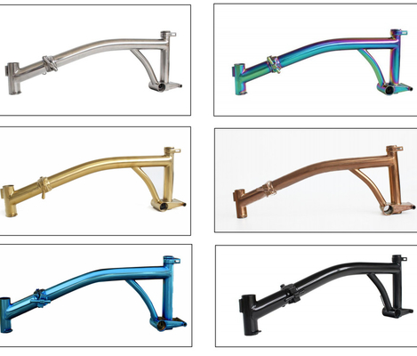 Factory Hot Sell Titanium Alloy Folding Bike Frame Size 1.5mm And All Spare Parts