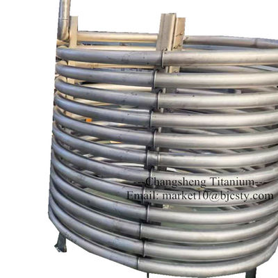 Titanium coiled Tube for Heat Exchanger ASTM B861